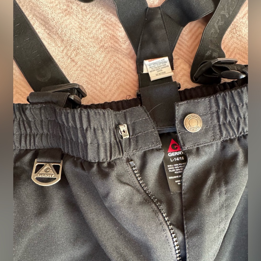 Gerry Black Kids Ski/Snow Pants - size L - Picture 4 of 7